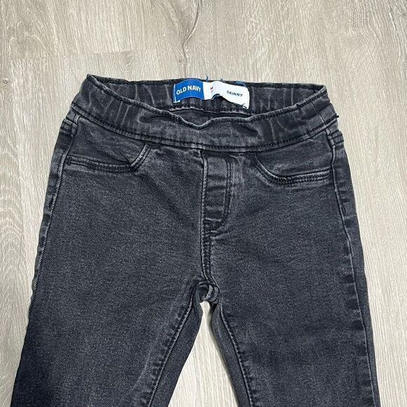 Old Navy Black Skinny Jeans Kids Size Medium 8 Girls Youth - Picture 3 of 6